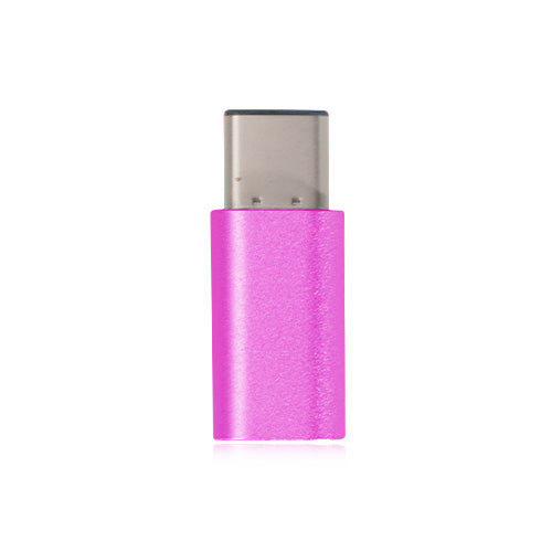 Metal USB Type-C to Micro USB Adapter for OnePlus Two Magenta