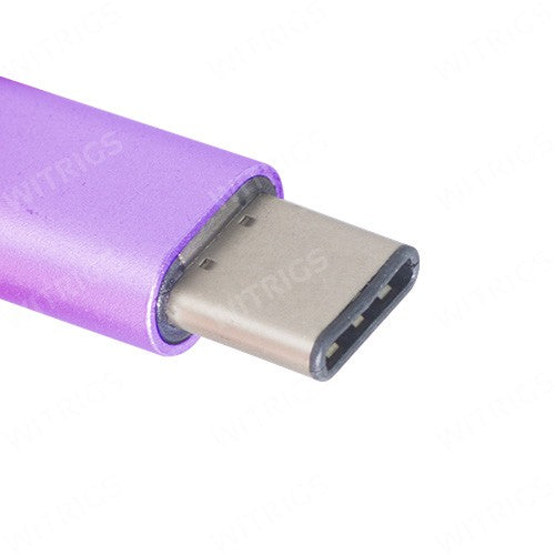 Metal USB Type-C to Micro USB Adapter for OnePlus Two Purple