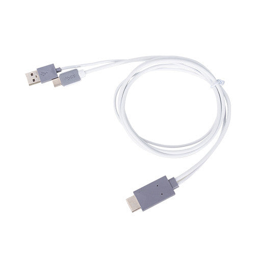 USB Type-C to HDMI Cable for OnePlus Two White