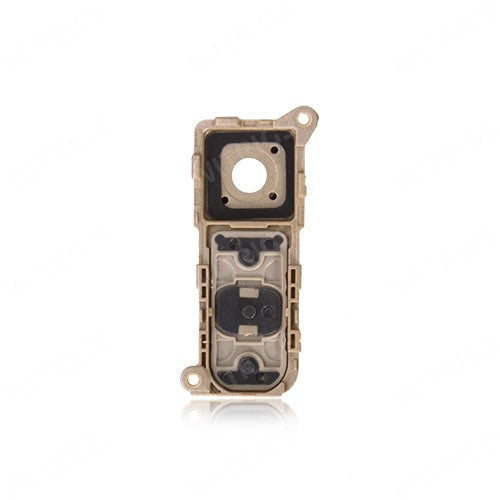 Custom Camera Lens + Power Button + Volume Button for LG G4 Gold