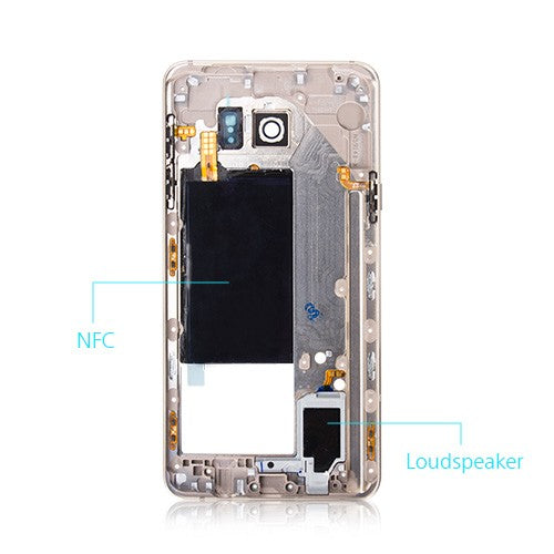 OEM Middle Housing Assembly for Samsung Galaxy Note 5 Gold