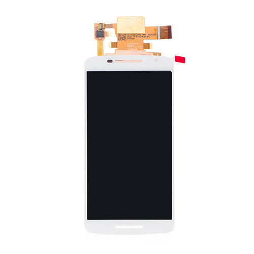 OEM LCD Screen with Digitizer Replacement for Motorola Moto X Play White