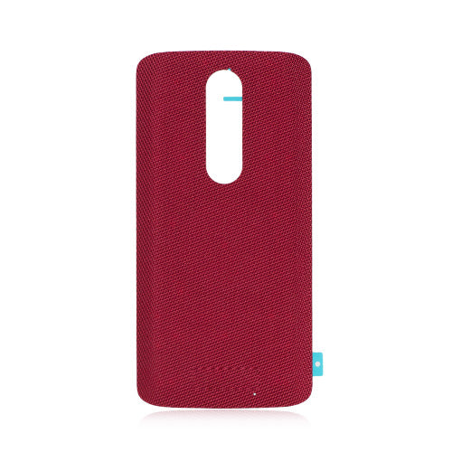 OEM Back Cover for Motorola Droid Turbo 2 XT1585 Ballistic Nylon Crimson