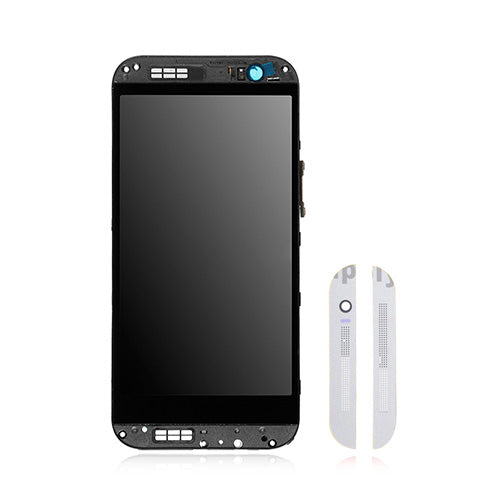 OEM LCD Screen Assembly (With Speaker Cover) for HTC One M8 White