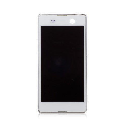 OEM LCD Screen Assembly Replacement for Sony Xperia M5 White