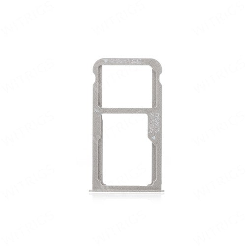 OEM SIM + SD Card Tray for Huawei Ascend Mate 8 Moonlight Silver