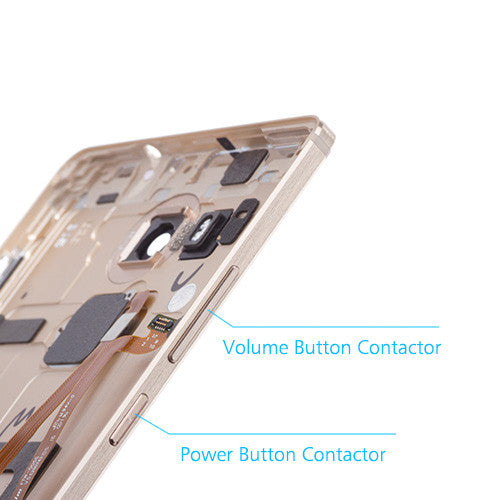 OEM Back Cover with Fingerprint Sensor for Huawei Ascend Mate8 Champagne Gold