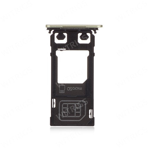 OEM SIM & SD Card Tray for Sony Xperia X Lime Gold