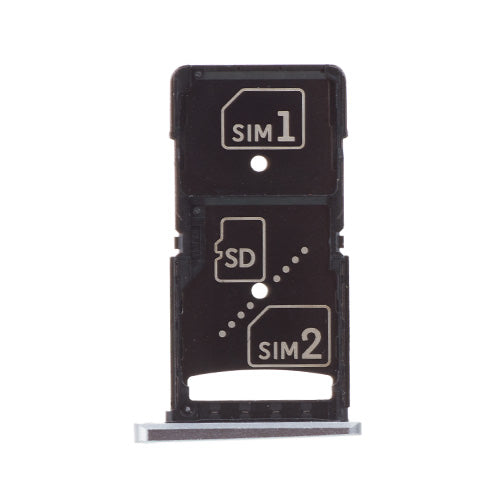 OEM SIM Card & SD Card Tray for Motorola Droid Turbo 2 Dual White