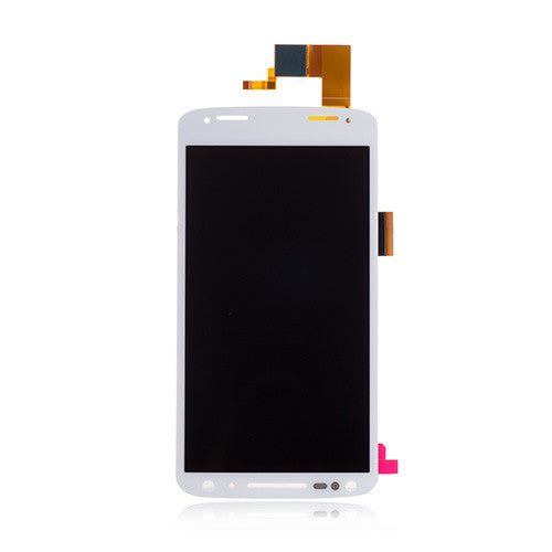 OEM LCD Screen with Digitizer Replacement for Motorola Droid Turbo 2 White