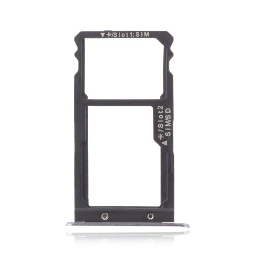 OEM SIM + SD Card Tray for Huawei G8 Dual White