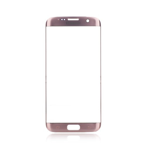 OEM Front Glass for Samsung Galaxy S7 Edge Pink