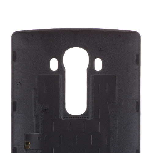 Custom Leather Battery Cover for LG G4 Black