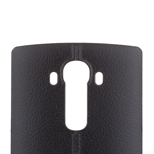 Custom Leather Battery Cover for LG G4 Black