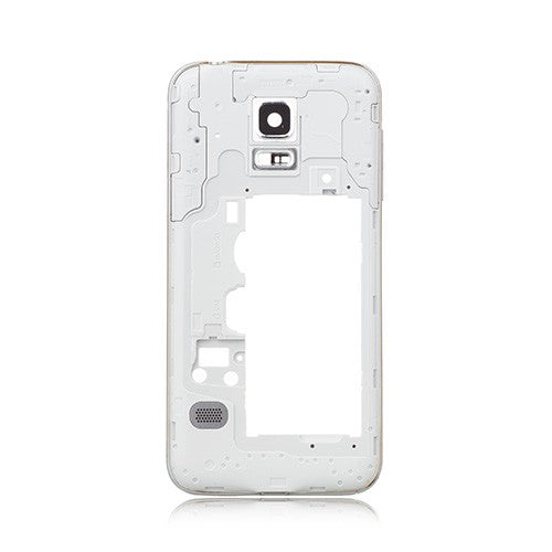 OEM Middle Frame for Samsung Galaxy S5 mini Shimmery White