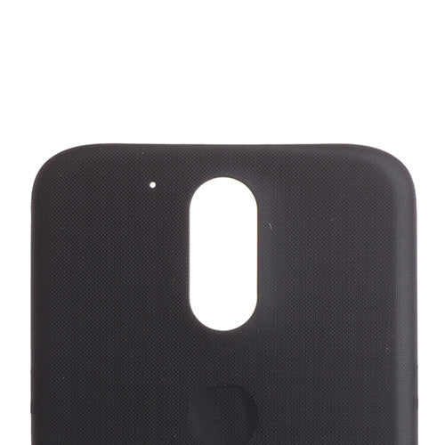 Custom Battery Cover for Motorola Moto G4 Plus Black