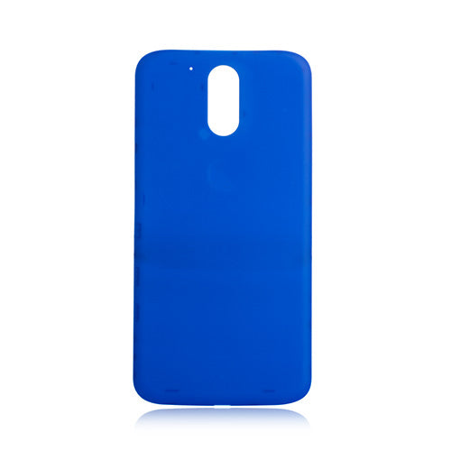 Custom Battery Cover for Motorola Moto G4 Plus Blue