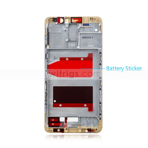 OEM LCD Supporting Frame for Huawei Mate 9 Champagne Gold