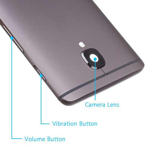 OEM Back Cover for OnePlus 3 Graphite Black