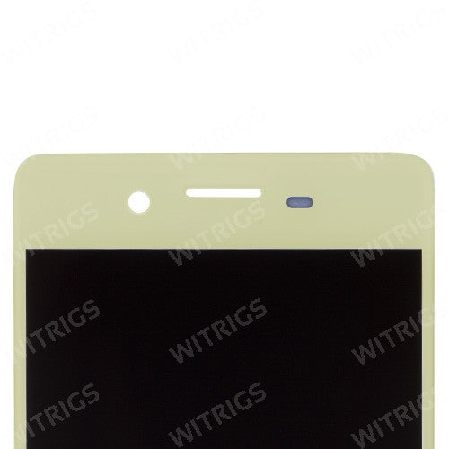 Custom LCD Screen with Digitizer Replacement for Sony Xperia X Lime Gold