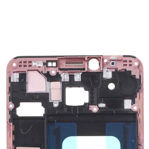 OEM LCD Supporting Frame for Samsung Galaxy C7 Pink Gold