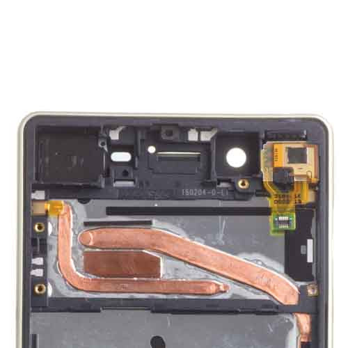 OEM LCD Screen Assembly Replacement for Sony Xperia X Lime Gold