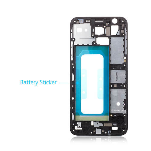 OEM LCD Supporting Frame for Samsung Galaxy J5 Prime Black