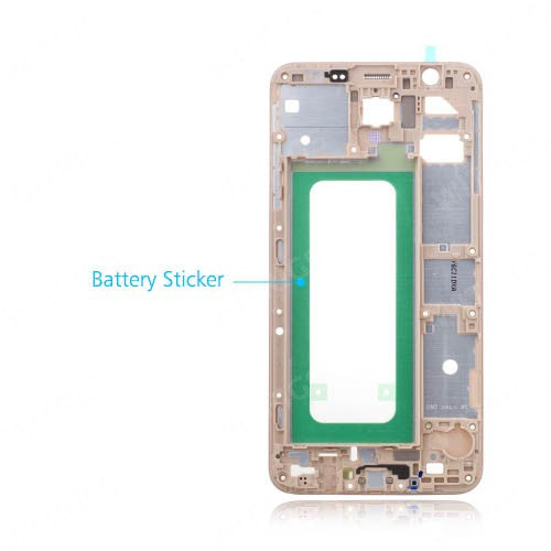 OEM LCD Supporting Frame for Samsung Galaxy J7 Prime Gold