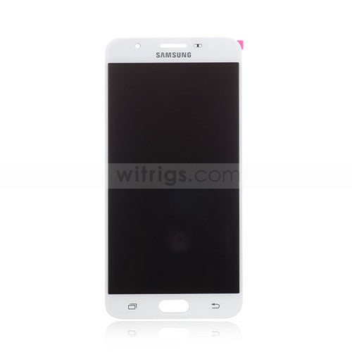 OEM LCD Screen with Digitizer Replacement for Samsung Galaxy J7 Prime White