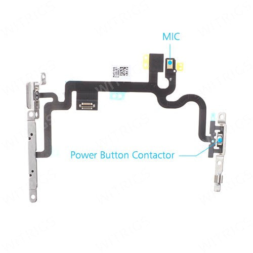 OEM Power Button Flex with Metal Bracket for iPhone 7