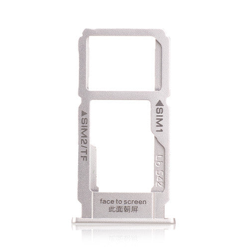OEM SIM + SD Card Tray for OPPO R9s Dual White