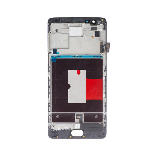 Custom Screen Replacement with Frame for OnePlus 3/3T White