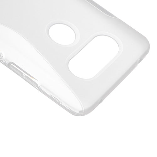 S-Shape TPU Case for LG V20 Transparent