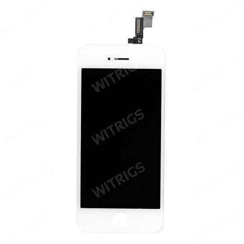 Custom LCD Screen with Digitizer Replacement for iPhone 5S White