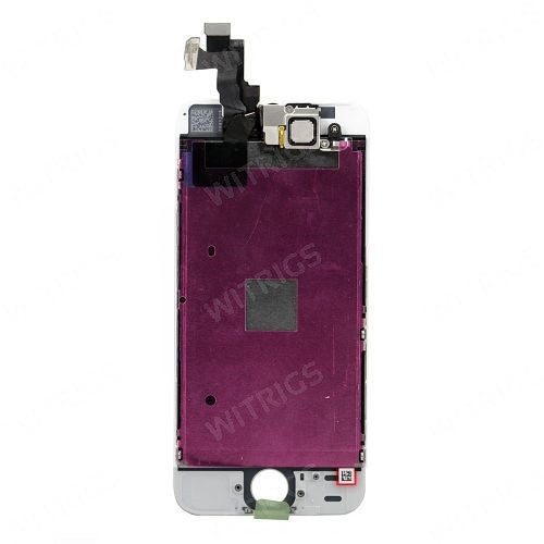 Custom LCD Screen with Digitizer Replacement for iPhone 5S White