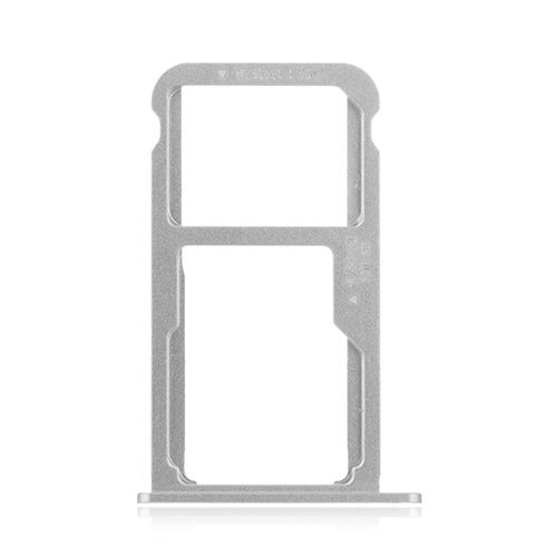 OEM SIM + SD Card Tray for Huawei Honor V8 Silver