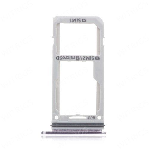 OEM Dual SIM + SD Card Tray for Samsung Galaxy S8/S8 Plus Purple