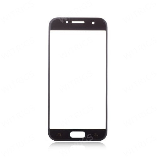 OEM Front Glass for Samsung Galaxy A3 (2017) Black Sky