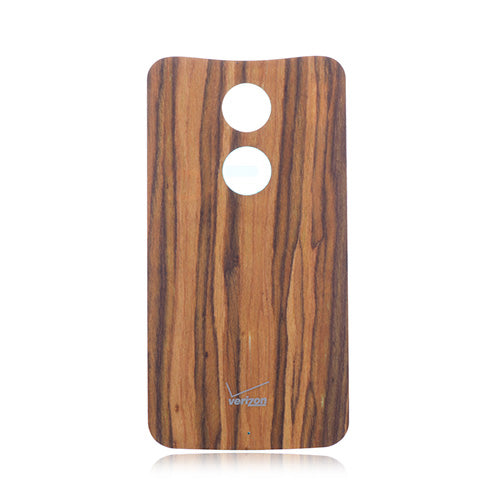 OEM Back Cover for Motorola Moto X2 Walnut