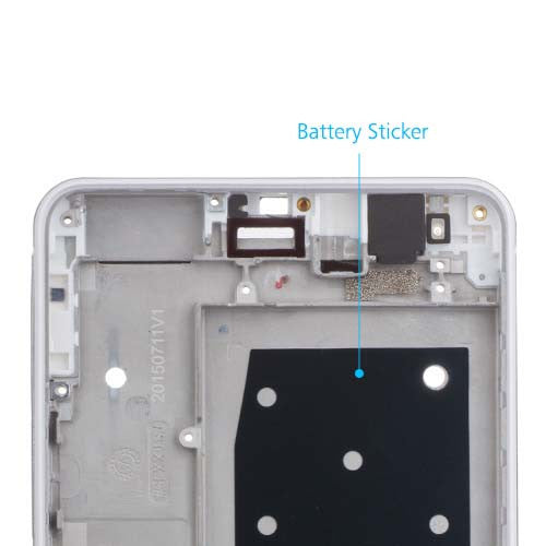 OEM Middle Frame for Huawei Honor 6 Plus White