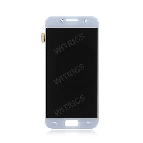 OEM LCD Screen with Digitizer Replacement for Samsung Galaxy A3 (2017) Blue Mist