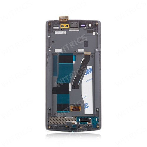 Custom LCD Screen Assembly Replacement for OnePlus One Sandstone Black