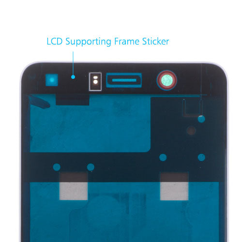 OEM LCD Supporting Frame for Huawei Y7 Prime White