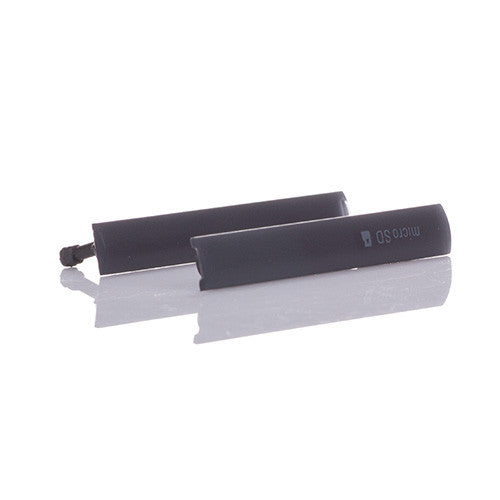 Custom Micro SD + SIM + USB Port Cover Flap for Sony Xperia Z3 Compact Black