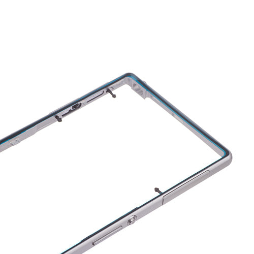 Custom Middle Frame for Sony Xperia Z1 White