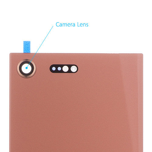 OEM Battery Cover + Camera Lens for Sony Xperia XZ Premium Bronze Pink