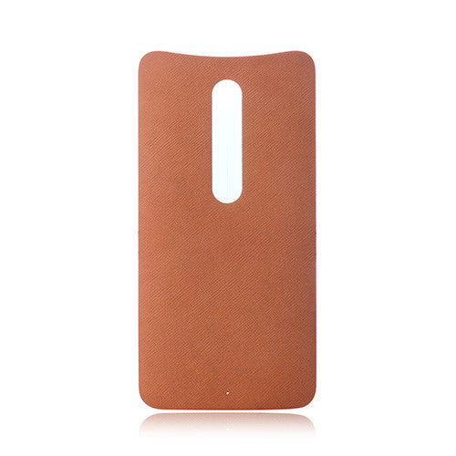 OEM Leather Back Cover for Motorola Moto X Style Orange