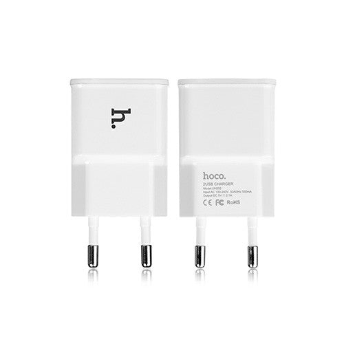 HOCO UH202 Double USB Charger (EU) White