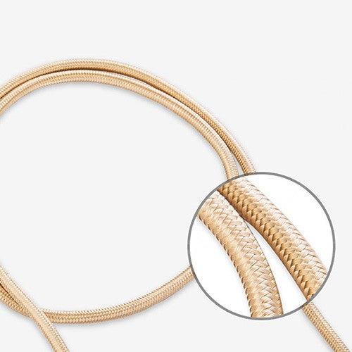 Golf 3 in 1 Braided Quick Charge Sync-Cable Gold