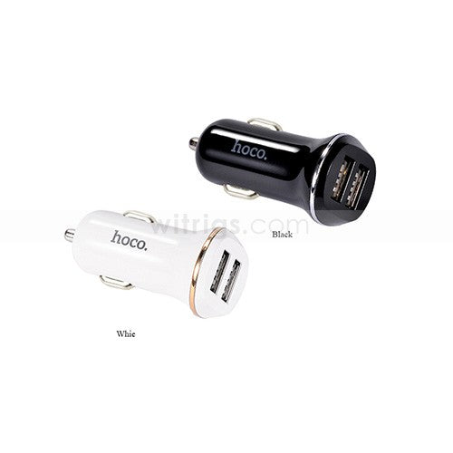 HOCO Z1 Double-ported Car Charger Black